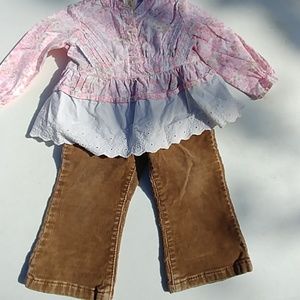 Gently used Childrens Place two piece set